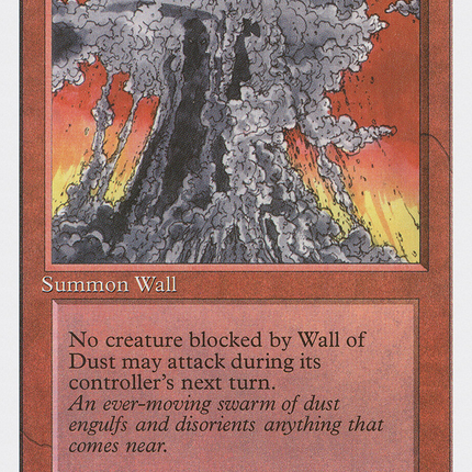 Wall of Dust [Fourth Edition]