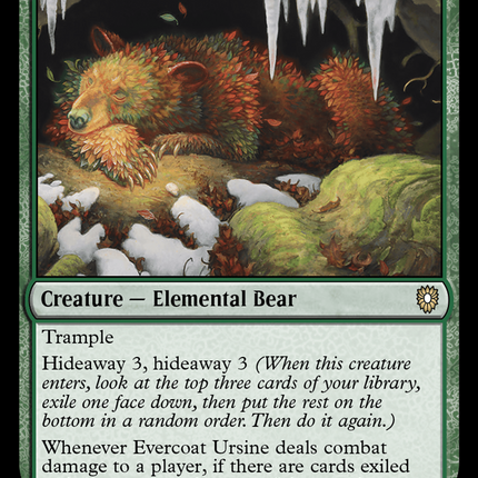 Evercoat Ursine [Bloomburrow Commander]