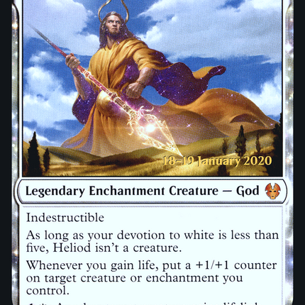Heliod, Sun-Crowned [Theros Beyond Death Promos] Prerelease Foil
