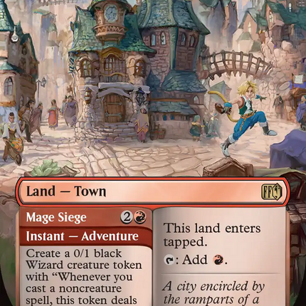 Lindblum, Industrial Regency // Mage Siege (Borderless) [FINAL FANTASY] Foil