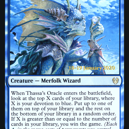 Thassa's Oracle [Theros Beyond Death Promos] Prerelease Foil