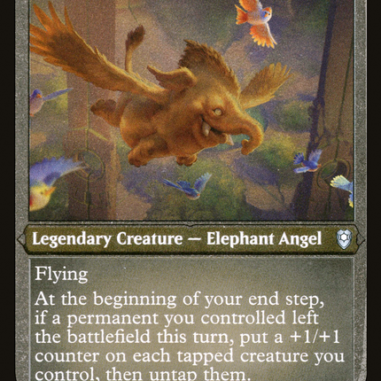 Lulu, Loyal Hollyphant [Commander Legends: Battle for Baldur's Gate] Etched Foil