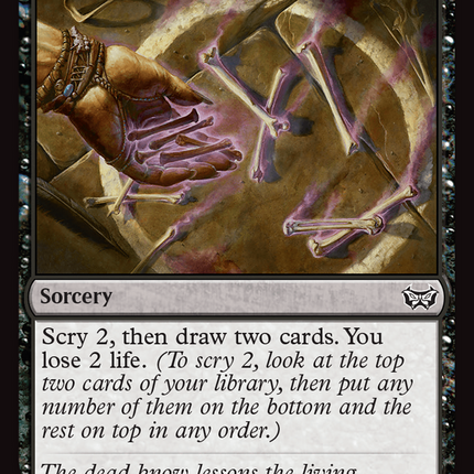 Read the Bones [Duskmourn: House of Horror Commander]