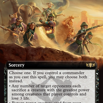 Will of the Abzan (Extended Art) [Commander: Tarkir: Dragonstorm]