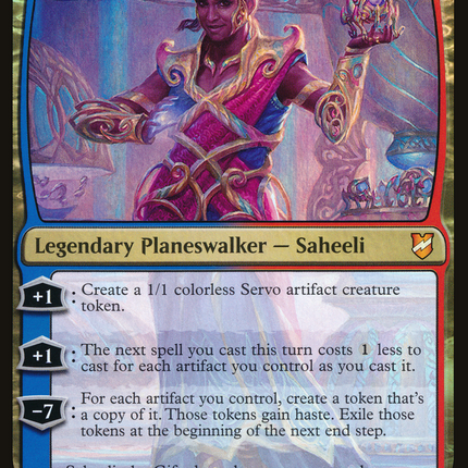 Saheeli, the Gifted [Commander 2018 Oversized] Foil