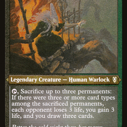 Baba Lysaga, Night Witch [Commander Legends: Battle for Baldur's Gate] Etched Foil
