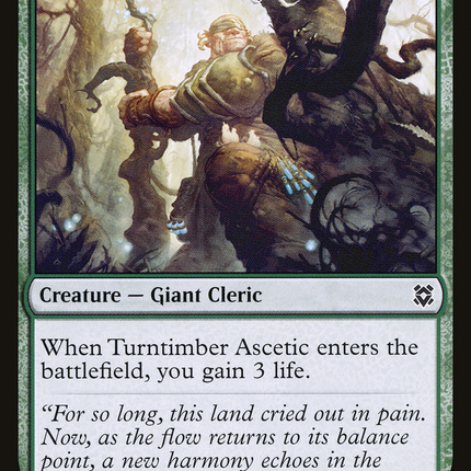 Turntimber Ascetic [Zendikar Rising]