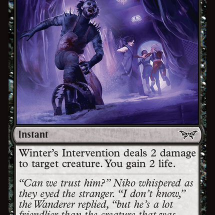 Winter's Intervention [Duskmourn: House of Horror] Foil