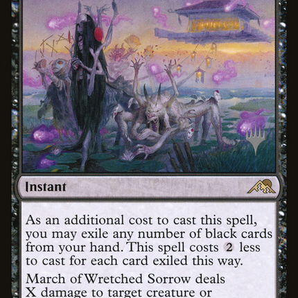 March of Wretched Sorrow [Kamigawa: Neon Dynasty Promos]