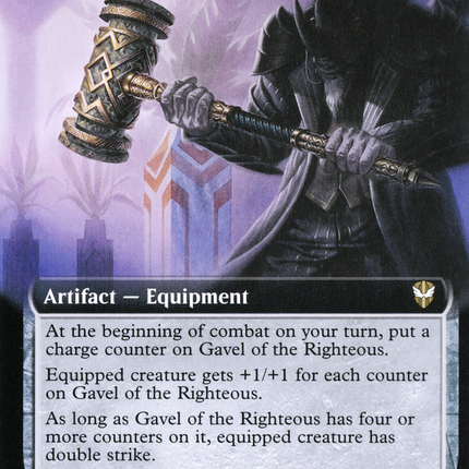 Gavel of the Righteous (Extended Art) [New Capenna Commander]