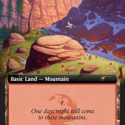 Mountain (1358) (Extended Art) [Secret Lair Drop]