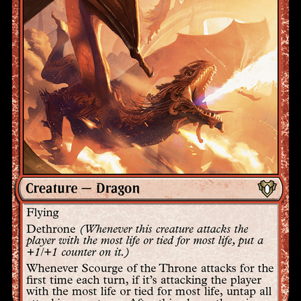 Scourge of the Throne [Commander Masters]