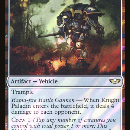 Knight Paladin [Warhammer 40,000 Commander] Surge Foil