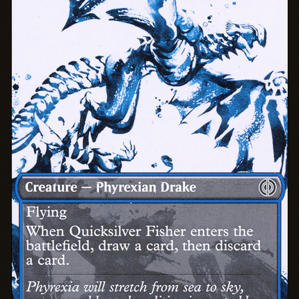 Quicksilver Fisher (Showcase) [Phyrexia: All Will Be One]