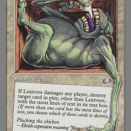 Lexivore [Unglued]