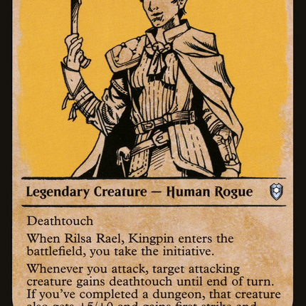 Rilsa Rael, Kingpin (Showcase) [Commander Legends: Battle for Baldur's Gate]