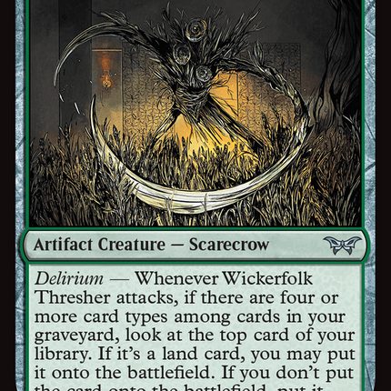 Wickerfolk Thresher [Duskmourn: House of Horror] Foil