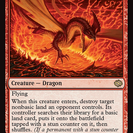 Magmatic Hellkite [Tarkir: Dragonstorm] Foil