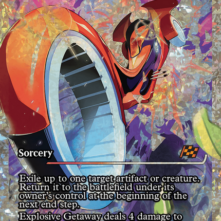 Explosive Getaway (Showcase) (Fracture Foil) [Aetherdrift]