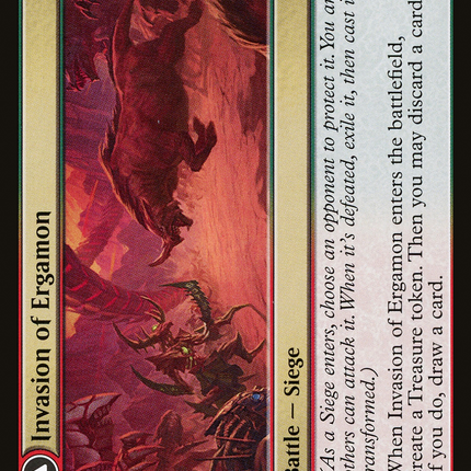 Invasion of Ergamon // Truga Cliffcharger [March of the Machine]