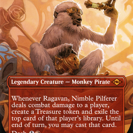 Ragavan, Nimble Pilferer (Borderless) [Modern Horizons 2]