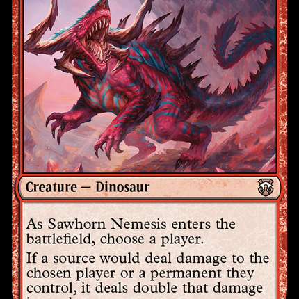 Sawhorn Nemesis [Modern Horizons 3 Commander] Foil