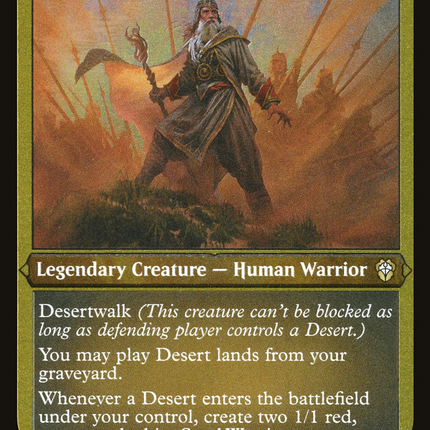 Hazezon, Shaper of Sand [Dominaria United Commander] Etched Foil