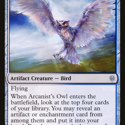 Arcanist's Owl [Throne of Eldraine]