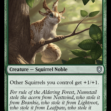 Squirrel Sovereign [Bloomburrow Commander]