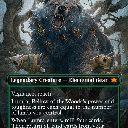 Lumra, Bellow of the Woods (Borderless) [Bloomburrow]