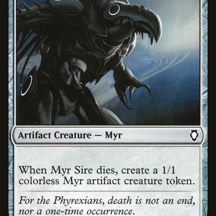 Myr Sire [The List]