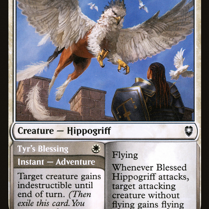 Blessed Hippogriff // Tyr's Blessing [Commander Legends: Battle for Baldur's Gate]