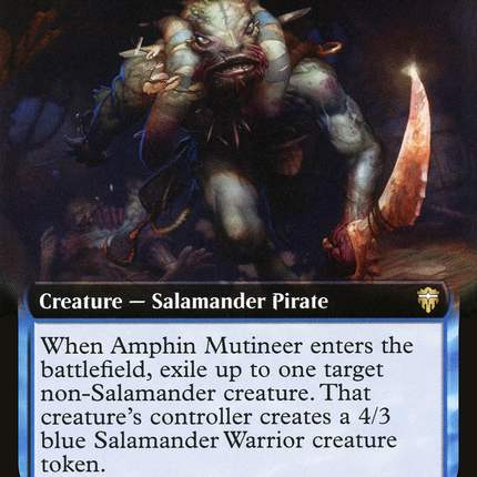 Amphin Mutineer (Extended Art) [Commander Legends]