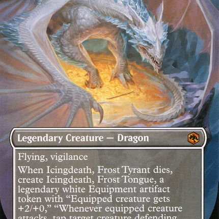 Icingdeath, Frost Tyrant (Borderless) [Adventures in the Forgotten Realms]