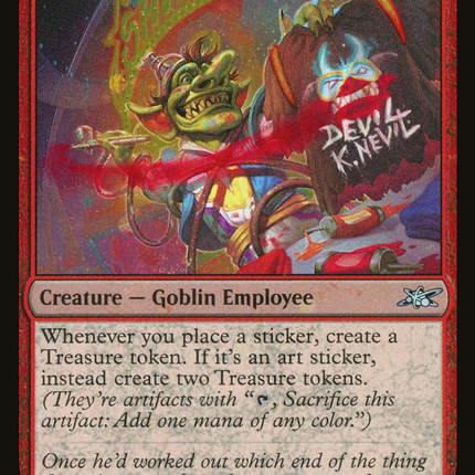 Goblin Airbrusher [Unfinity] Galaxy Foil