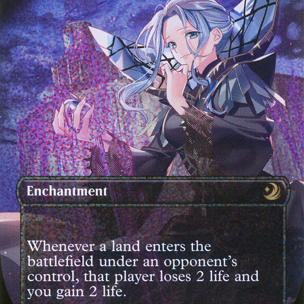 Polluted Bonds (Borderless) [Wilds of Eldraine: Enchanting Tales] Confetti Foil