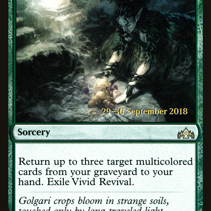 Vivid Revival [Guilds of Ravnica Promos] Prerelease Foil