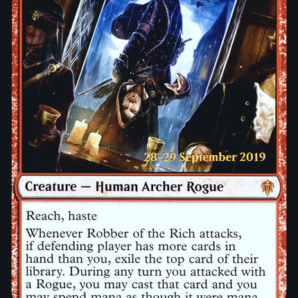 Robber of the Rich [Throne of Eldraine Promos] Prerelease Foil