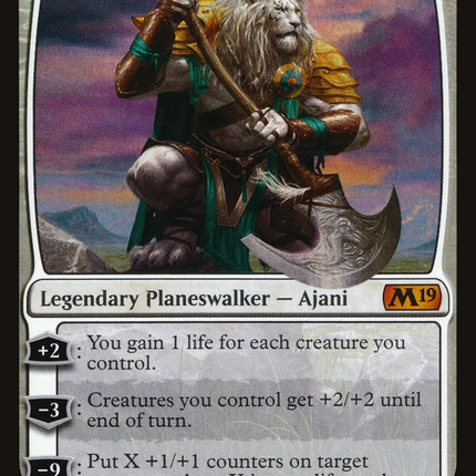 Ajani, Wise Counselor [Core Set 2019] Foil