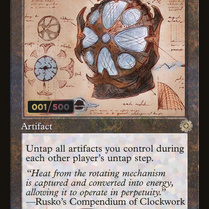Unwinding Clock (Retro) [The Brothers' War Retro Artifacts] Serialized Foil