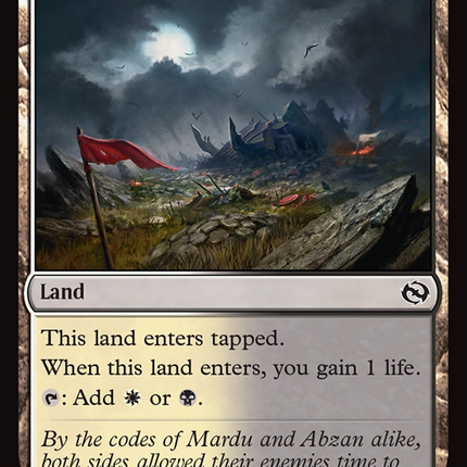Scoured Barrens [Tarkir: Dragonstorm] Foil