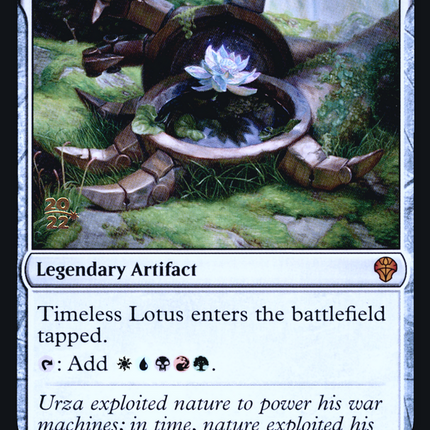 Timeless Lotus [Dominaria United Promos] Prerelease Foil