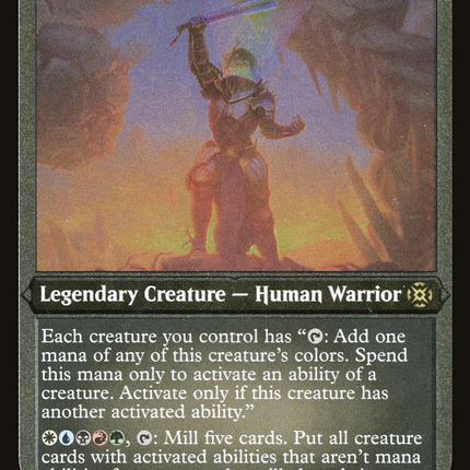 Tazri, Stalwart Survivor [March of the Machine: The Aftermath] Etched Foil