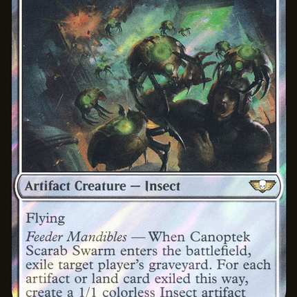 Canoptek Scarab Swarm [Warhammer 40,000 Commander] Surge Foil