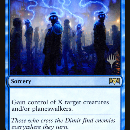 Mass Manipulation [Ravnica Allegiance Promos]