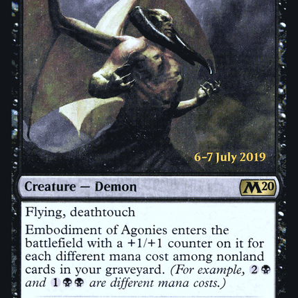 Embodiment of Agonies [Core Set 2020 Promos] Prerelease Foil