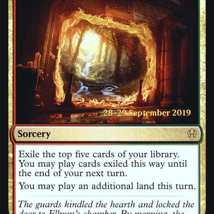 Escape to the Wilds [Throne of Eldraine Promos] Prerelease Foil