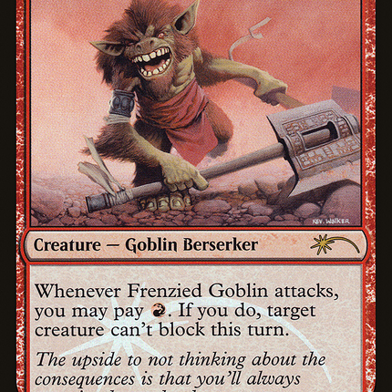 Frenzied Goblin [Friday Night Magic 2015] Foil