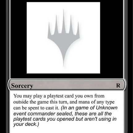 Playtest Wish [Unknown Event]