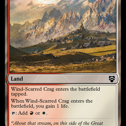 Wind-Scarred Crag [Tales of Middle-earth Commander]
